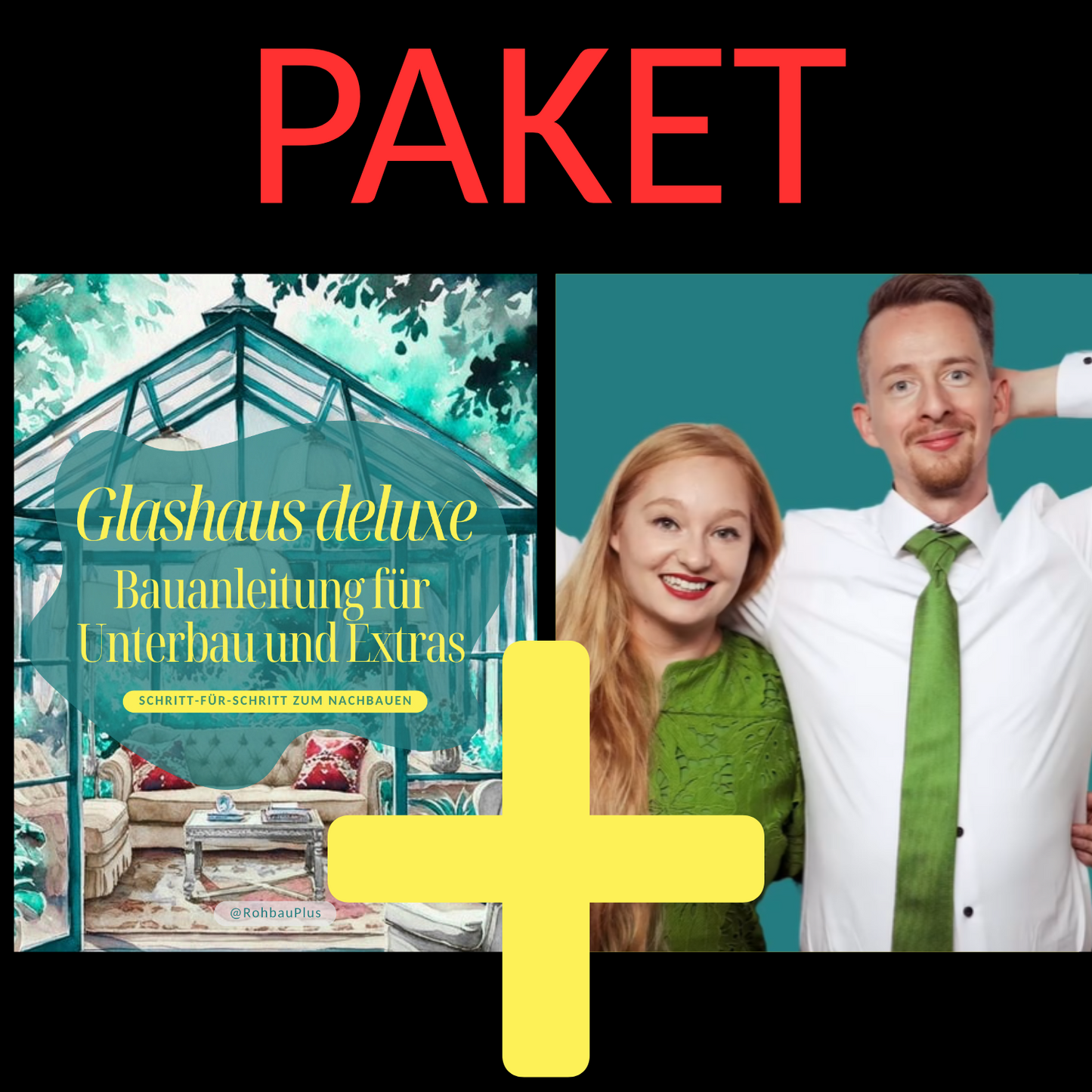 Paket Bauanleitung für unser Glashaus + Baucoaching 1:1